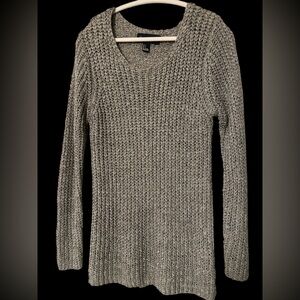 Forever 21 Taupe  V-Neck Sweater